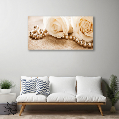 Canvas bild Roses Blommor Plant