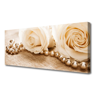 Canvas bild Roses Blommor Plant