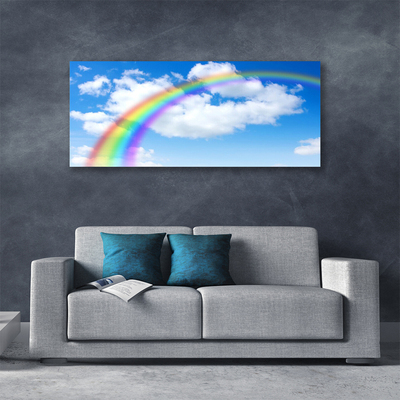 Canvastavla Rainbow Sky Moln Natur