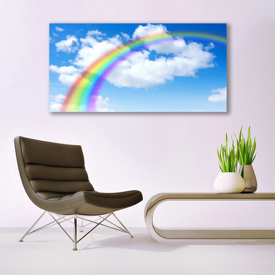 Canvastavla Rainbow Sky Moln Natur