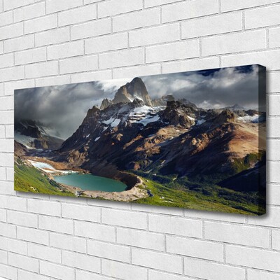 Fototryck canvas Mountain Bay landskap