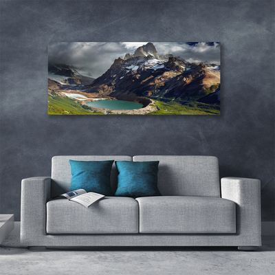 Fototryck canvas Mountain Bay landskap