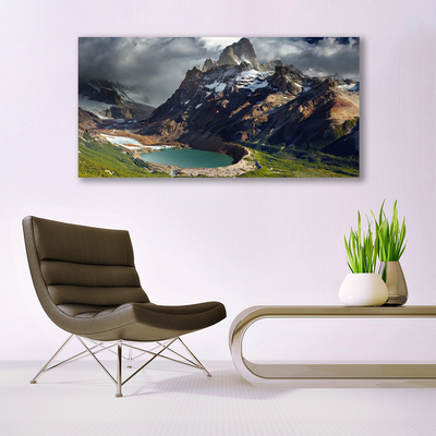 Fototryck canvas Mountain Bay landskap