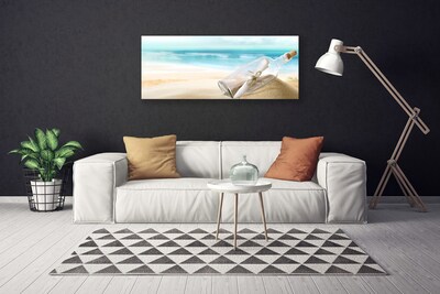 Bild canvas Beach Bottle Letter Art