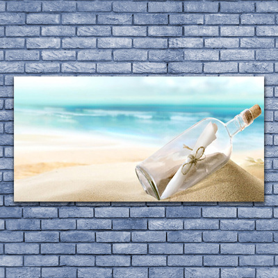 Bild canvas Beach Bottle Letter Art