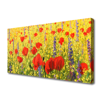 Fototryck canvas Blommor Växtnatur