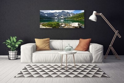 Fototryck canvas Lake Mountain Landskap