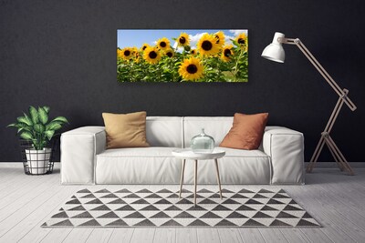 Canvas bild Solros blomma växt