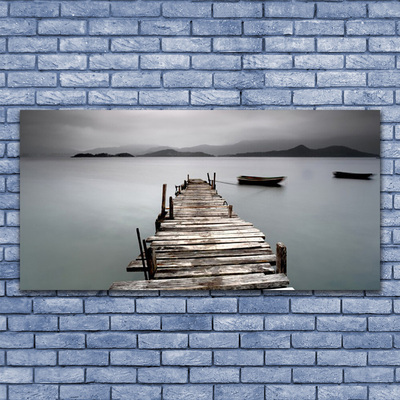 Fototryck canvas Bridge Sea arkitektur