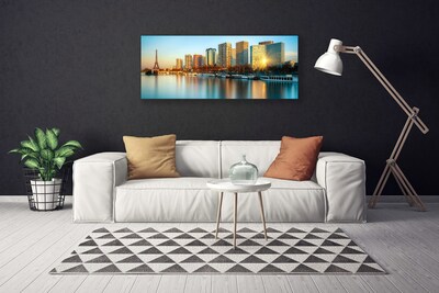 Bild canvas City Sea Houses Paris