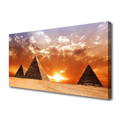 Bild på canvas Pyramidarkitektur