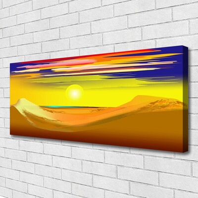 Canvas bild Desert Sun Art