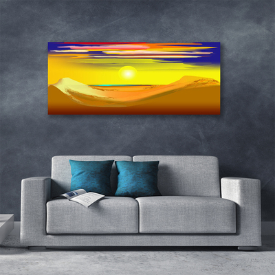 Canvas bild Desert Sun Art