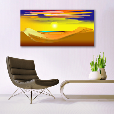 Canvas bild Desert Sun Art