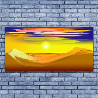 Canvas bild Desert Sun Art