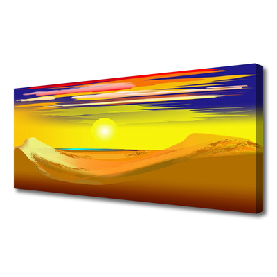 Canvas bild Desert Sun Art