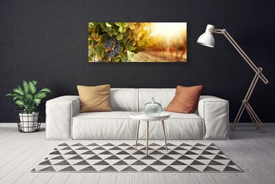 Fototryck canvas Druvor lämnar kök