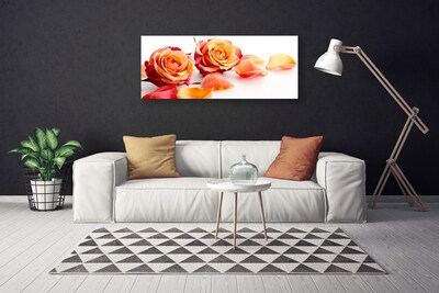 Canvas bild Roses Blommor Plant