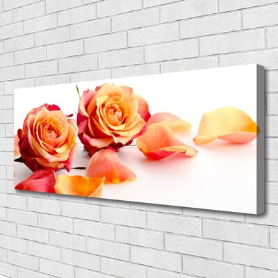 Canvas bild Roses Blommor Plant