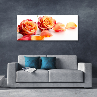 Canvas bild Roses Blommor Plant