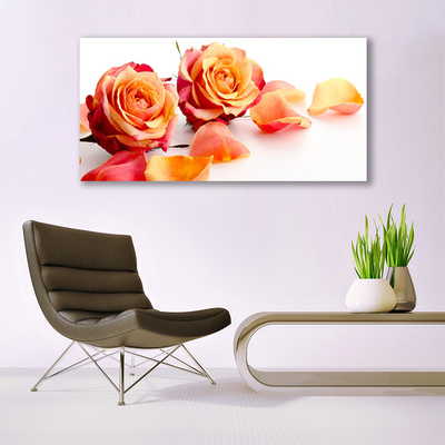 Canvas bild Roses Blommor Plant