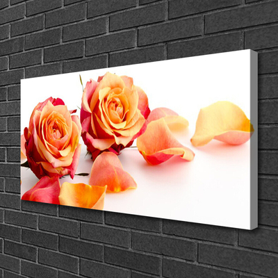 Canvas bild Roses Blommor Plant