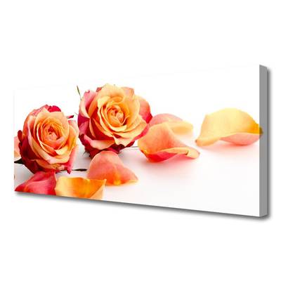 Canvas bild Roses Blommor Plant