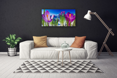 Fototryck canvas Blommor Växtnatur