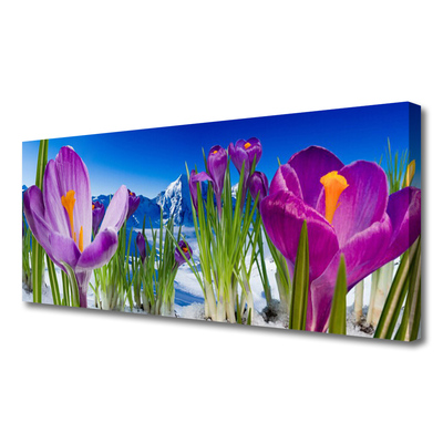 Fototryck canvas Blommor Växtnatur