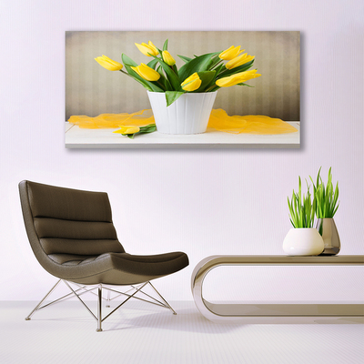 Canvas bild Tulpaner Blommor Plant