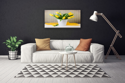 Canvas bild Tulpaner Blommor Plant