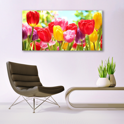 Fototryck canvas Tulpaner Blommor Plant