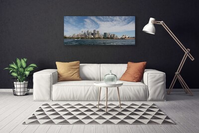 Bild canvas City Sea Houses Sydney