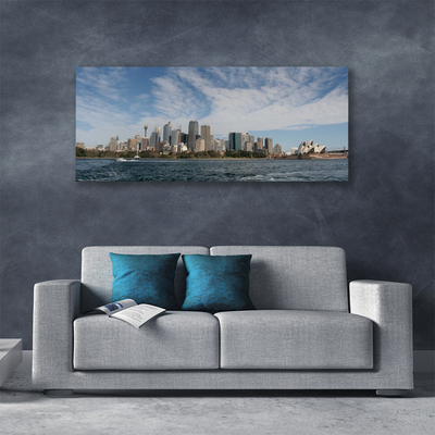 Bild canvas City Sea Houses Sydney