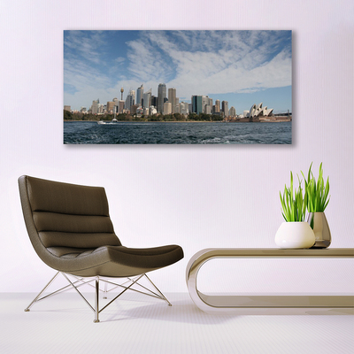 Bild canvas City Sea Houses Sydney