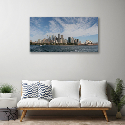 Bild canvas City Sea Houses Sydney