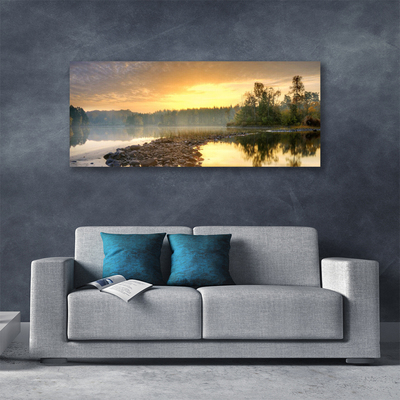 Bild canvas Lake Pond Landskap