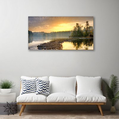 Bild canvas Lake Pond Landskap