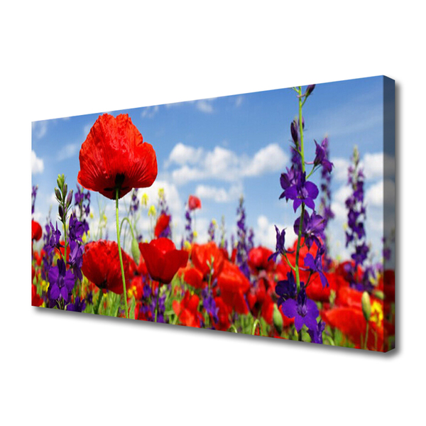 Fototryck canvas Blommor Växtnatur