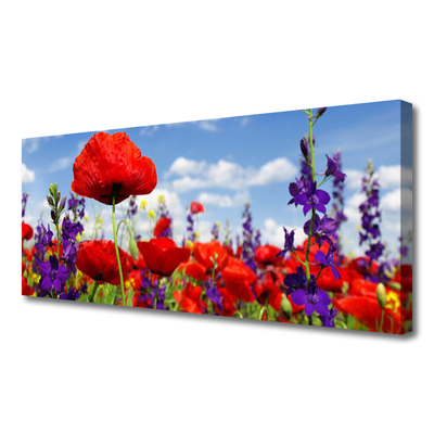 Fototryck canvas Blommor Växtnatur