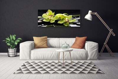 Fototryck canvas Blomma orkidéväxt