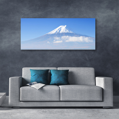 Canvas bild Berg moln himmel landskap