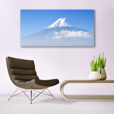 Canvas bild Berg moln himmel landskap