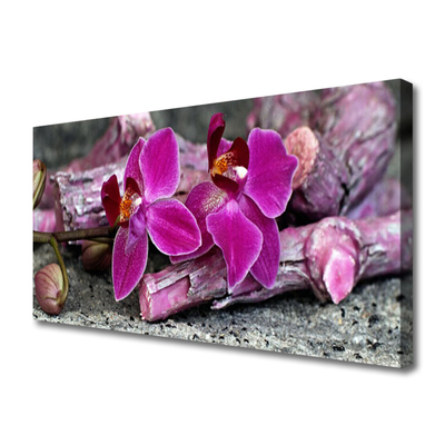 Fototryck canvas Trä Blommor Växt Natur