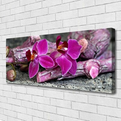 Fototryck canvas Trä Blommor Växt Natur