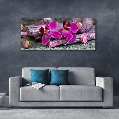 Fototryck canvas Trä Blommor Växt Natur