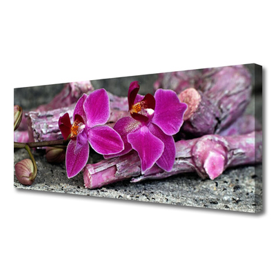 Fototryck canvas Trä Blommor Växt Natur