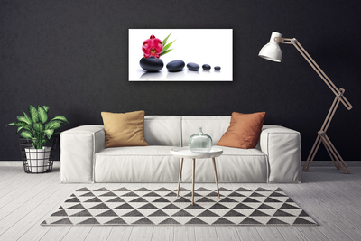 Fototryck canvas Blomma Orkidé Grafik