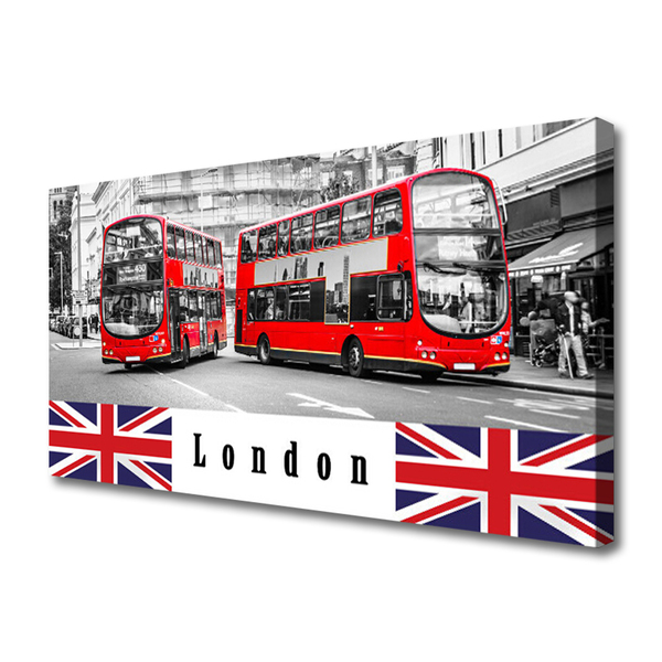 Fototryck canvas London Bus Art