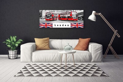 Fototryck canvas London Bus Art